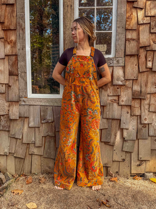 Sadye Overalls | Organic Cotton Velvet
