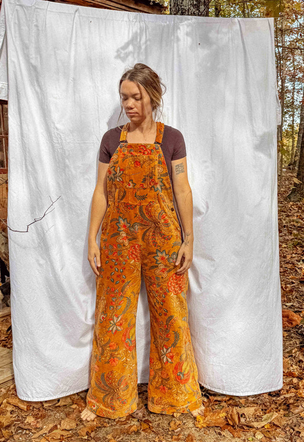 Sadye Overalls | Organic Cotton Velvet